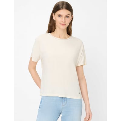 Brax Dames Shirt  Style CAELEN S soft ecru, crèmewit, maat 48