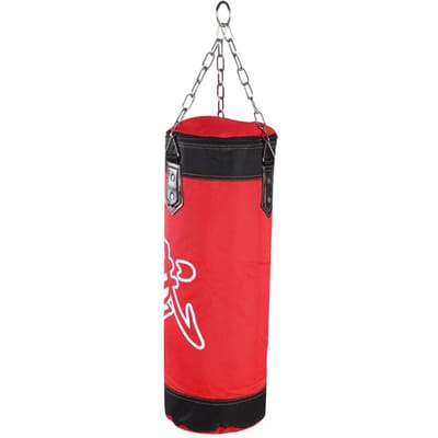 Lege Training Boksen Haak Trap Zandzak Gevecht Karate Stoot Stoot Zandzak Zandzak rood