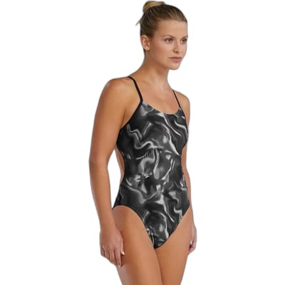 Dames zwempak uit 1 stuk TYR Cutoutfit Waveform