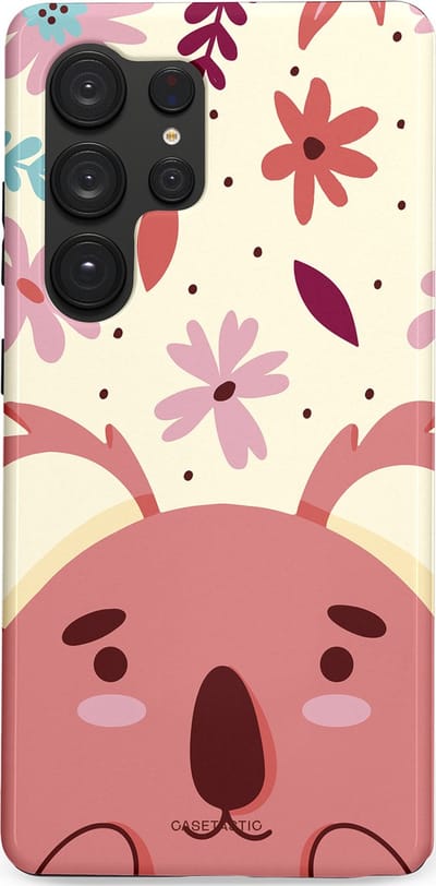 Casetastic Hoesje Geschikt voor Samsung S25 Ultra - Stijlvolle Beschermende Duo-layer Case - Koala knuffel