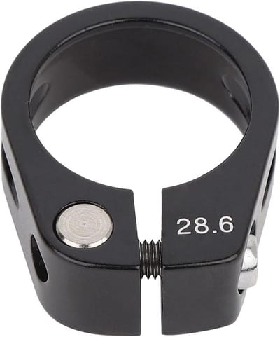 Zadelklem Fiets - Zadelpen Klem - Fiets Reparatie - Zeer Sterke Legering - 286 mm - Zwart