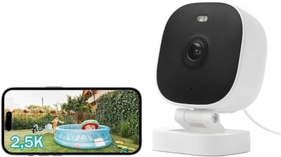2K Bewakingscamera voor buiten, wifi-camera voor buitenbewaking, 360° PTZ-buitencamera met kleurennachtzicht, buitencamera voor PIR-bewegingsdetectie