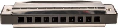 Hohner Silverstar Mondharmonica toonsoort C - Beste prijs/kwaliteit - Goede starter mondharmonica - Uitermate geschikt voor jongeren, online begeleiding inbegrepen