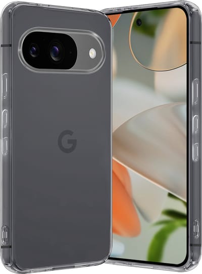 Hoes - Geschikt voor Google Pixel 9 - Sterk & Shockproof - Hoesje Cover - Siliconen Case - Transparant