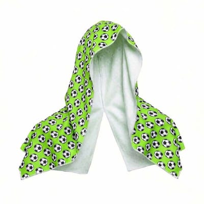 Koelhanddoek met capuchon – 60x30 cm – Koelsjaal voor voetbalfans – Koelhanddoek voor nek en gezicht – Koelhanddoek met UV-bescherming – Koelende hoodie – Sneldrogende handdoek – U-vormige hoofdbedekking – WK-koelhanddoek