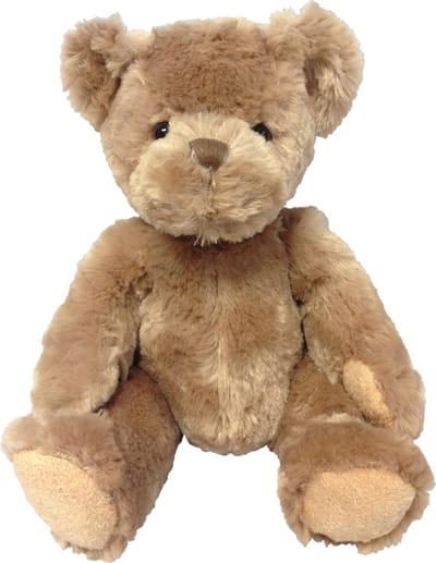 Suki Gifts Knuffelbeer - bruin - 32 cm - zittend - pluche beer