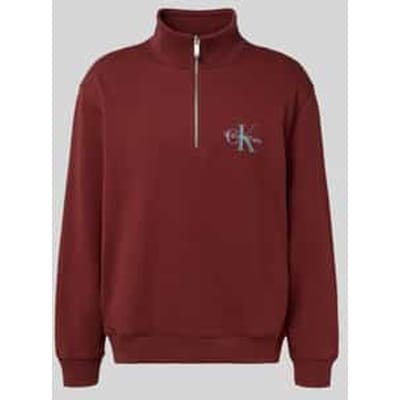 Regular fit sweatshirt met logostitching, model 'Terry'