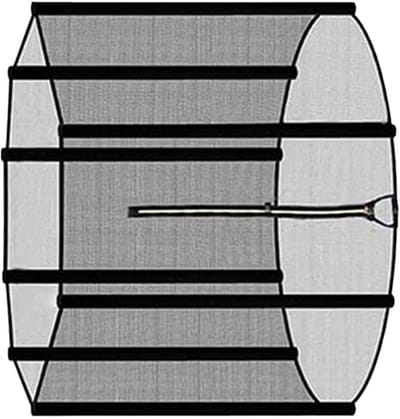 Trampoline Veiligheidsnet - Trampoline Net - Veilig Spelen - UV-Bestendig PE Materiaal - 10 voet 8 - Zwart