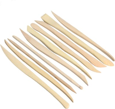 10 Stuks Boetseer Gereedschap – Hout – Aardewerk Klei Tool