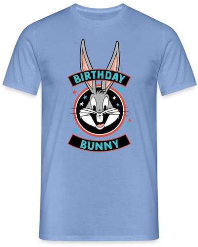 Looney Tunes Bugs Bunny Birthday Bunny T-Shirt Heren