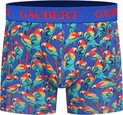 6 stuks GAUBERT® Bamboe Heren Boxershort | Premium comfort, ademend en duurzaam | thema: Tropical Birds