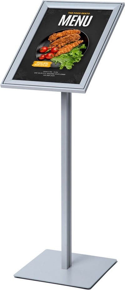 Menustandaard DesignCompasso® A3 Rechte Hoeken 37 Mm - MBA3G37