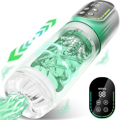 Daity Mastubator – Automatische High-Tech Masturbator voor Mannen Masturbator voor Man - Sex Toys voor Mannen - Blowjob Simulator - Masturbators - verschillende Modes - Pocket Pussy - Automatisch t