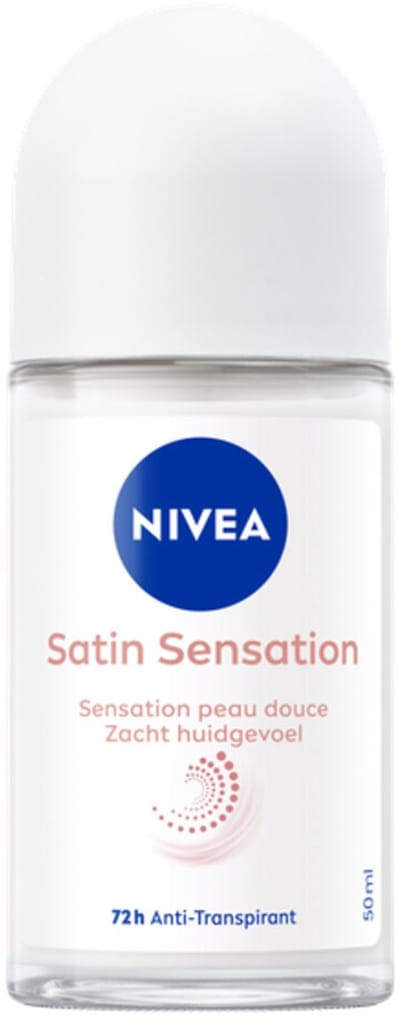 NIVEA Deodorant Roller Satin Sensation - 3 x 50ml - Voordeelverpakking