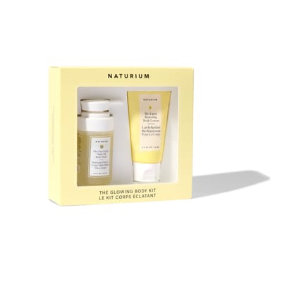 Naturium The Glowing Body Skincare Kit – Bodywash & Bodylotion – Luxe Cadeauset voor Stralende Huid