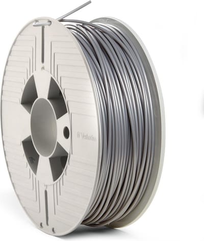 Verbatim 55036 55036 Filament ABS kunststof Hoge stijfheid 2.85 mm 1 kg Aluminium-grijs 1 stuk(s)