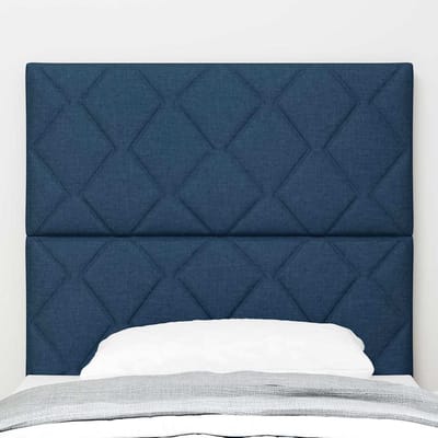 vidaXL Hoofdbord Blauw 100 cm Stof