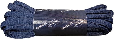 Marla Schoenveters voor Sportschoenen - Tennisschoen Veters - Padelschoen Veters - 130cm - Sportveters Ovaal - Jeansblauw