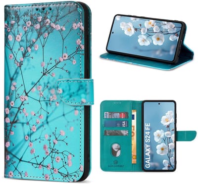 Solidenz hoesje - Geschikt voor Samsung Galaxy S24 FE - Bookcase - Sierkers