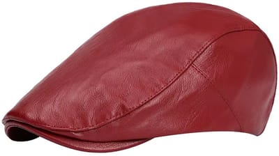 Lederen Barethoed voor Dames en Heren – Warme Herfst/Winter Schilderspet – Eendenbek Hoed – Casual Modieuze Baret – Mode Accessoire Hoedje
