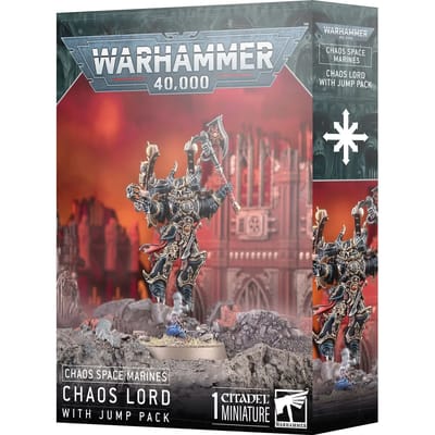Bordspellen Games Workshop Warhammer 40k - Space Marine du Chaos Seigneur avec Reacteur Dorsal