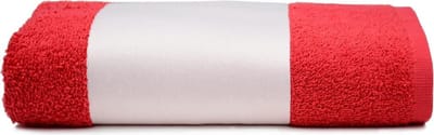 The One Towelling Sublimatie Handdoek - 50 x 100 cm - Hotelkwaliteit - 100% Zacht katoen - Rood