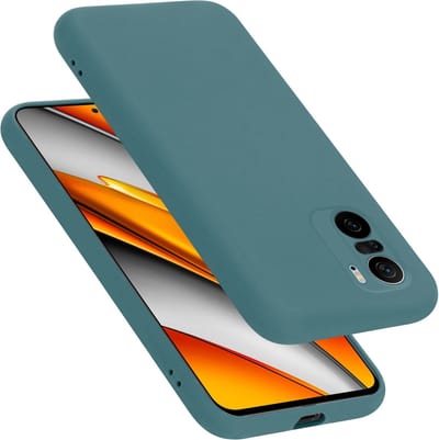 Cadorabo Hoesje geschikt voor Xiaomi Mi 11i / POCO F3 in LIQUID GROEN - Beschermhoes gemaakt van flexibel TPU silicone Case Cover