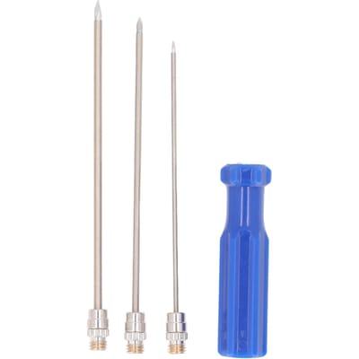 3 STUKS Vee Trocar Roestvrij Staal Dispenserende Maag Deflatie Naald Veterinaire Apparatuur white
