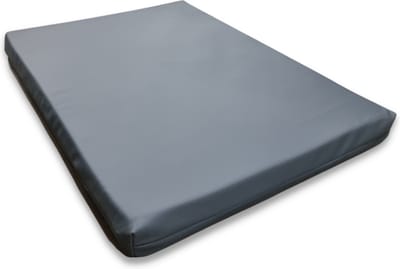 Topmast Jumbo - Hondenbed - Antraciet - 100 x 75 cm - Leatherlook Hondenkussen - Hondensofa - Honden Ligbed - Hondenmatras