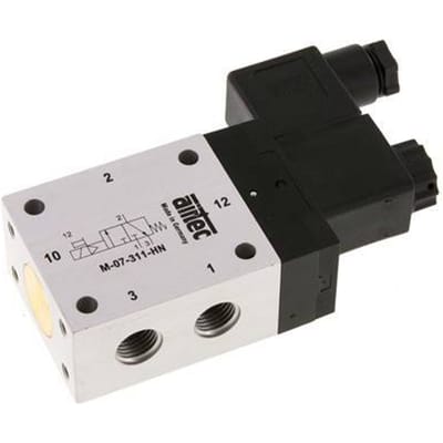 3/2 G1/4'' NC Magneetventiel 115V AC 2.5-10bar/35.0-140psi Airtec