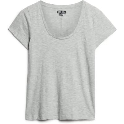 Superdry - Studios T-shirt met laag uitgesneden ronde hals - Dames - T-shirts