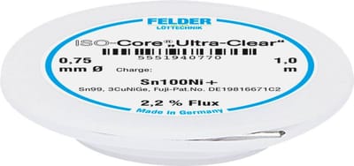 Felder LAttechnik ISOCore UltraClear Sn100Ni+ Soldeertin loo