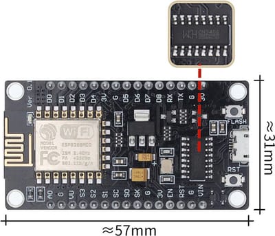 OTRONIC® NodeMCU ESP8266 V3 4MB Development Board WiFi
