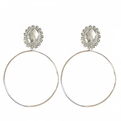 Clip Oorbellen-Oorringen-Zilverkleur- geen gaatje- Charme Bijoux