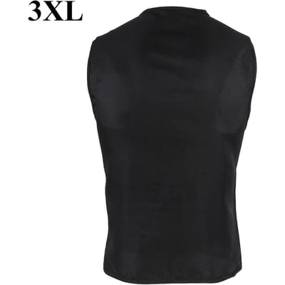 Heren Outdoor Visvest Jachtjas Comfort Sportkleding Meerdere Zakken (Zwart 3XL) XXXL zwart