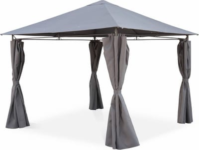sweeek - Paviljoen met gordijnen, 3x3m - elusa