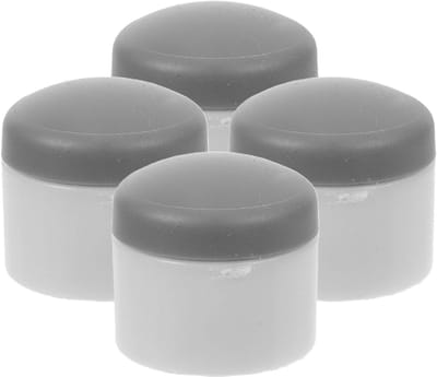 Toiletbril Bumpers - Zitkussens Bidet - Verhoogd Comfort - Zelfklevende Installatie - 4 Stuks - Lichtgrijs