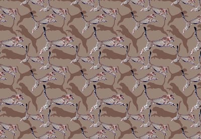 Fotobehang Cheetah Abstract | XL - 208cm x 146cm | 130g/m2 Vlies