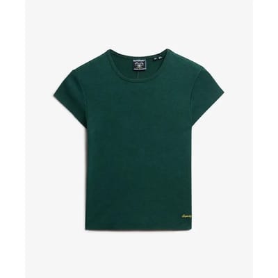 Superdry Athletic Essential T-shirt Green Grootte: 38