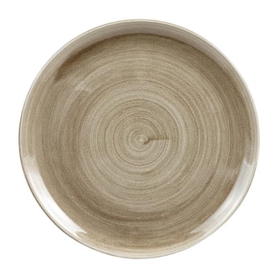 Churchill Stonecast Patina Antique Taupe Coupe Evolve Coupe Bord 32.4cm (6 stuks)