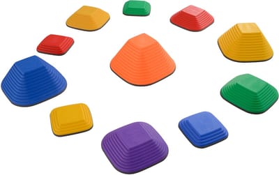 AIYAPLAY balansstenen - antislip - stapelbaar - meerkleurig