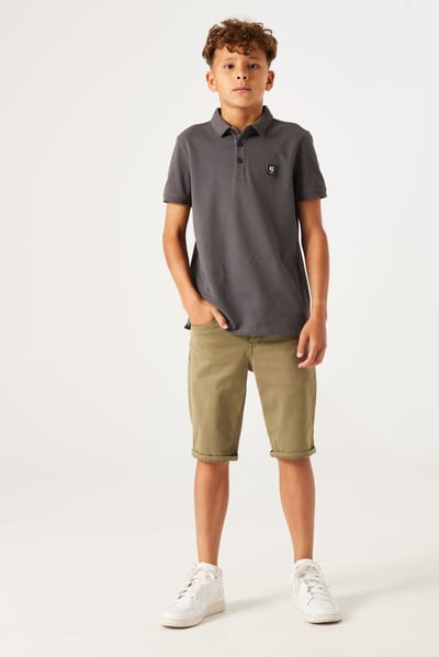 Lazlo 355 Regular Denim Shorts - Legergroen