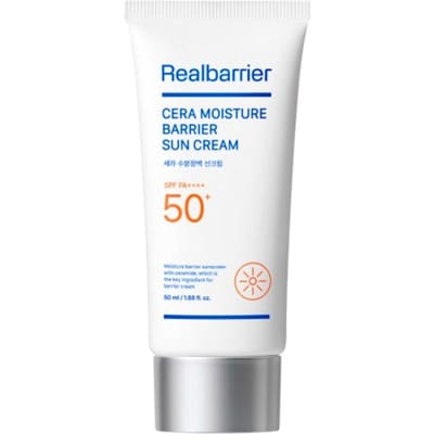 Crème Solaire Hydratante Haute Protection Real Barrier Cera Moisture 50ml - SPF50+ PA++++