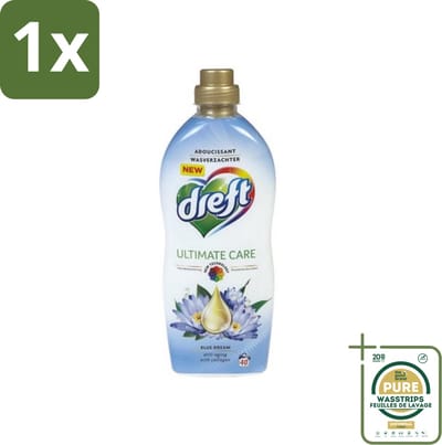 1 x Dreft - Wasverzachter - Gekleurde Was - Blauwe Droom - Anti-Veroudering - 40 Wasbeurten- Wasverzachter - Anti-aging - Kleurbescherming - Wasgoed - Kleding Verzorging