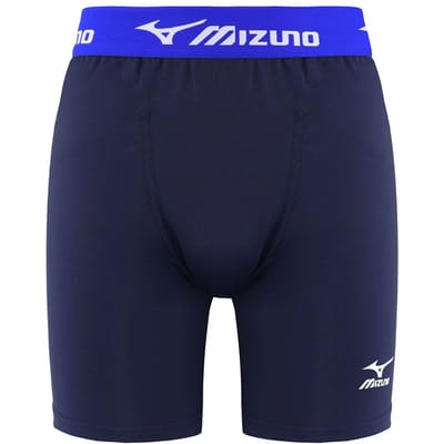 Mizuno Logo Heren Navy Baselayer Shorts