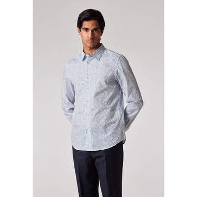 Paul Smith Mens Ls Tailored Fit Shirt Light Blue Größe: S | Business hemden Outlet | Herren | Blau