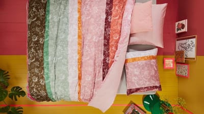 Oilily Blooming Stripe Dekbedovertrek - Lits-jumeaux - 260x200/220 cm - Multi