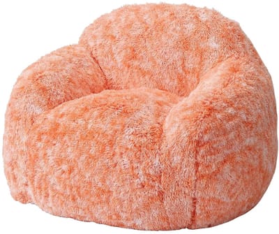 Zitzak - Kunstbont zitzak - Pluche loungezitzak met armleuningen Zachte zitzak gevuld met schuim -Comfortabele luie stoel - Huissofa -Fauteuil