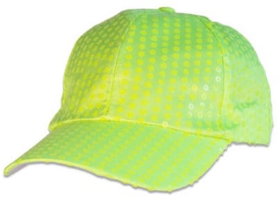 Witbaard Pet Met Pailletten 56-62 Cm Polyester Geel