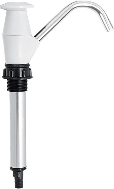 Handpomp voor wastafel - Kraanpomp - Water Pompen - Energiebesparend - 5.8x16x5.8 cm - Wit
